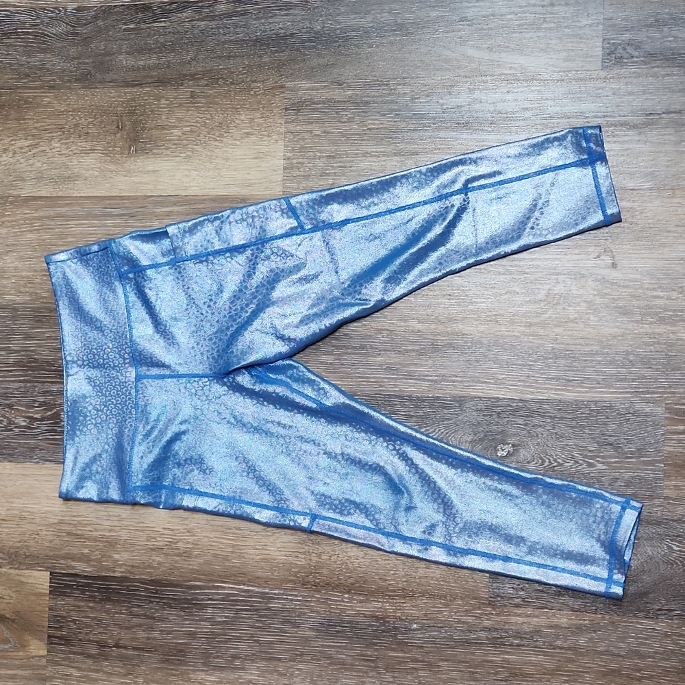 Blue Mermaid Pocket Light n Tight Hi-rise Capri 20"